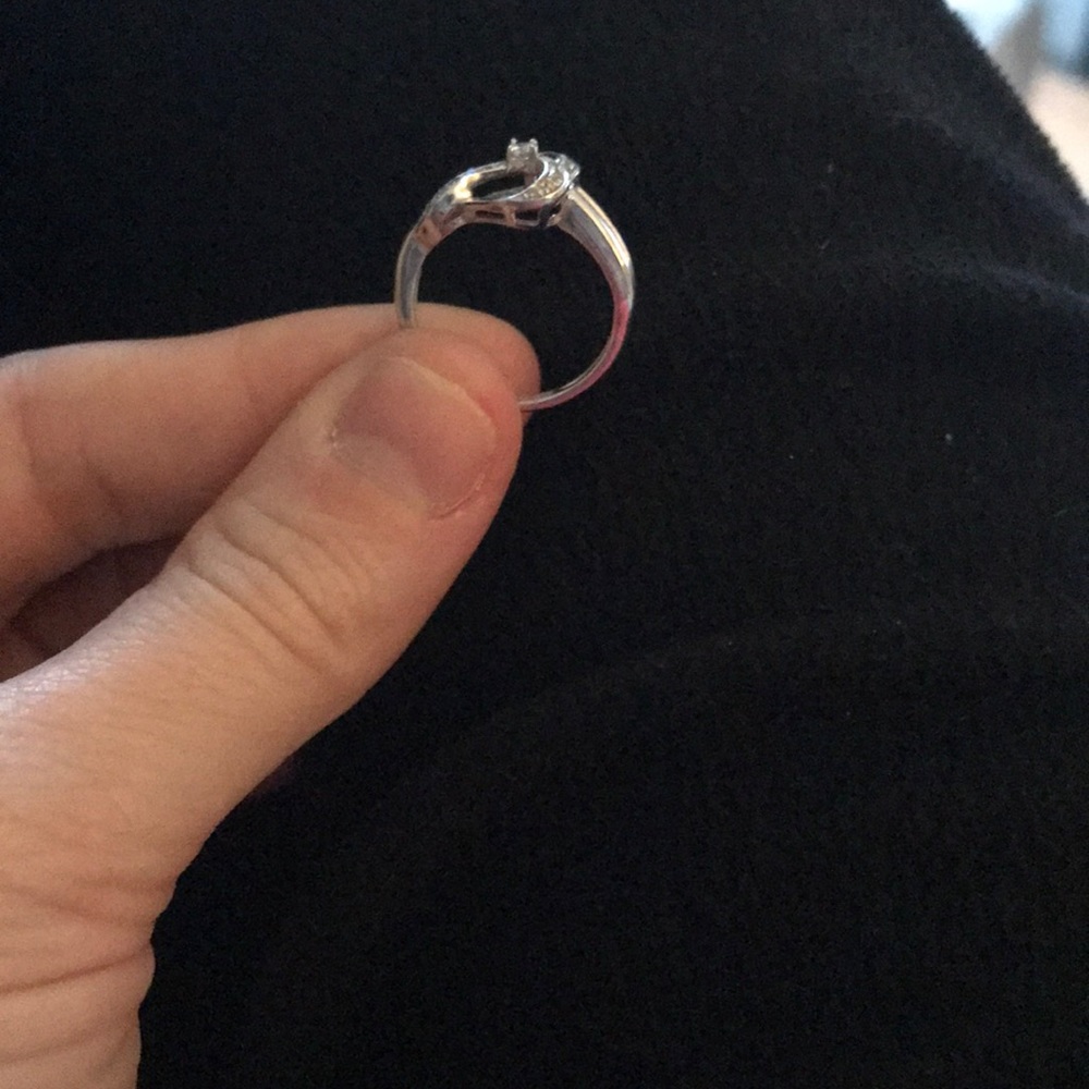 Diamond Heart Ring - image 3